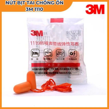 Nút bịt tai 3M 1.110 chính hãng - Chống ồn 29dB, mềm mịn, tiêu chuẩn ANSI giá 90.000₫ 4