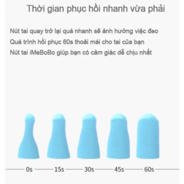 Nút Bịt Tai BT07 Chống ồn Đàn Hồi - Giảm ù tai, Ngủ không ngáy, Giá 35.000đ 8