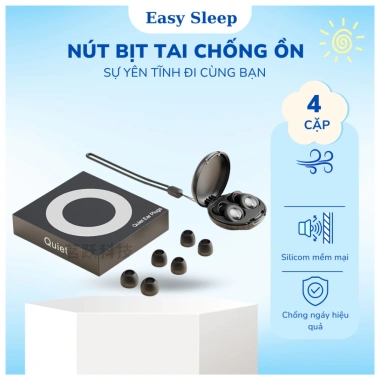 Nút Bịt Tai Chống ồn Chuyên Dụng - Cách âm, giảm ồn, ngủ ngon, tập trung - Giá ưu đãi 139.000₫