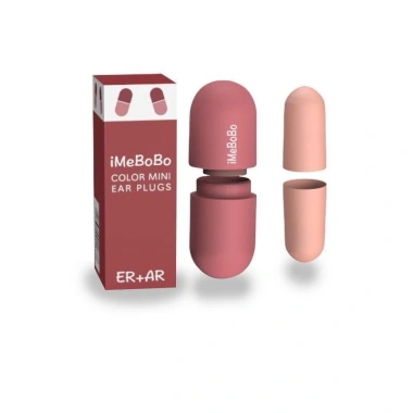 Nút Bịt Tai Chống ồn Hình Viên Thuốc Gấu Pink Mềm Mại Có Hộp Đựng Giá 38.000₫