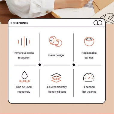 Nút Bịt Tai Chống ồn IDEA Foam - Giảm tiếng ồn, chống ù, ngáy ngủ, chống nước, Giá 30.000 VND