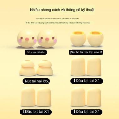 Nút bịt tai chống ồn mút xốp mềm đàn hồi - giảm ù tai, ngủ ngáy, giá chỉ 27.000đ 6