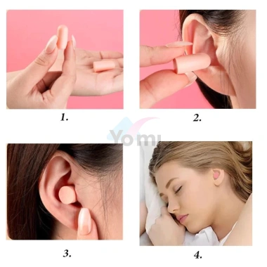 Nút Bịt Tai Chống Ồn Nhiều Màu Tiện Dụng, Giảm Giá Đặc Biệt 55k Khi Ngủ