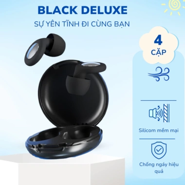 Nút Bịt Tai Chống Ồn Siêu Mềm Giảm 27dB Tái Sử Dụng Ngủ Làm Việc, Học Tập - 164k 2