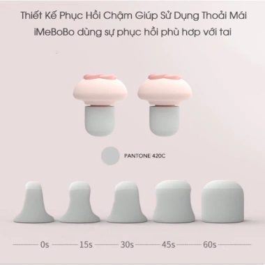 Nút bịt tai iMeBoBo chống ồn, cách âm siêu mềm, ngủ ngon, ngăn ngáy