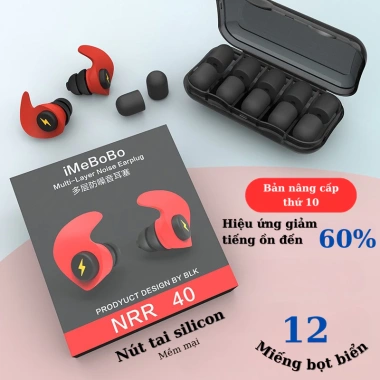 Nút bịt tai iMeBoBo chống ồn công nghệ mới – Giảm tiếng ồn, ngăn ngủ ngáy, giá ưu đãi 125.000đ 4 Nút bịt tai iMeBoBo chống ồn công nghệ mới – Giảm tiếng ồn, ngăn ngủ ngáy, giá ưu đãi 125.000đ 4
