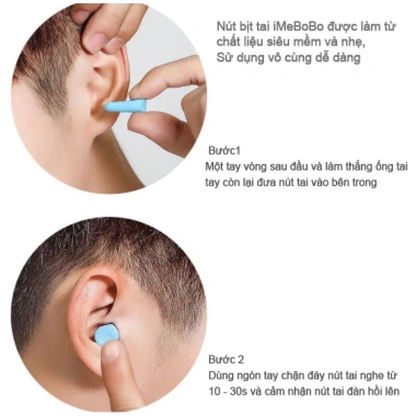 Nút bịt tai iMeBoBo2.023 chống ồn, giảm tiếng ồn, IDEA Foam siêu cách âm, chỉ 85.000 7