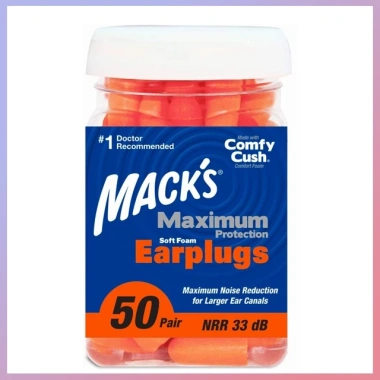 Nút bịt tai Mack's Ultra Soft chống ồn - Đôi 2 chiếc kèm hộp, giá chỉ 26.000 VND 5 Nút bịt tai Mack's Ultra Soft chống ồn - Đôi 2 chiếc kèm hộp, giá chỉ 26.000 VND 5
