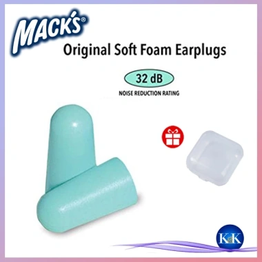 Nút bịt tai Mack's Ultra Soft chống ồn - Đôi 2 chiếc kèm hộp, giá chỉ 26.000 VND