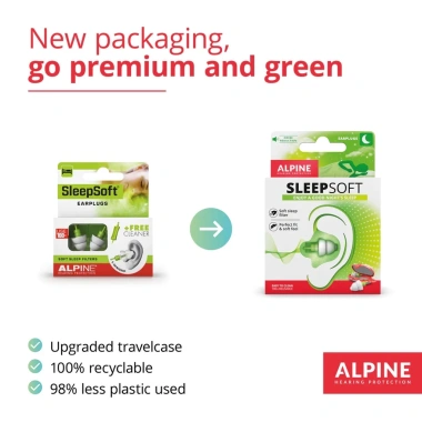 Nút bịt tai ngủ ngon Alpine nhập khẩu Hà Lan - Thiết kế êm tai, giảm tiếng ồn, Giá ưu đãi 599.000 VND