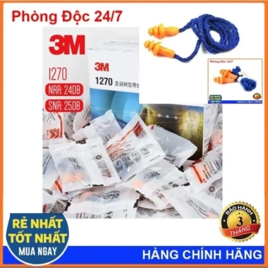 Nút bịt tai silicone 3M 1.270 chống ồn, cản nước - Giá chỉ 6.000đ, khuyến mãi 4