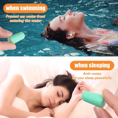 Nút Bịt Tai Silicone Chống Ồn Chống Nước Đa Năng, Tiện Dụng - Giá 33.000₫ 5