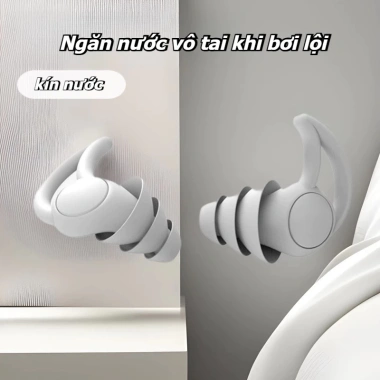 Nút Bịt Tai Vây Cá Mập 3 Lớp Bọt Không Dây Giảm Tiếng Ồn, Bảo Vệ Tai 5 Nút Bịt Tai Vây Cá Mập 3 Lớp Bọt Không Dây Giảm Tiếng Ồn, Bảo Vệ Tai 5
