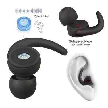 Nút Bịt Tai Xốp Silicone D6P8 Chống Ồn, Đệm Tai Siêu Êm Cho Giấc Ngủ Sâu - 97.680₫