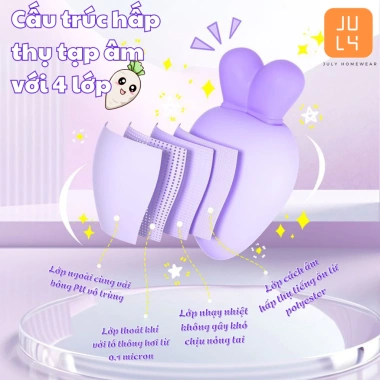 Nút nhét tai iMeBoBo chống ồn, cách âm giảm tạp âm, chống ù tai, chống ngáy - Giá chỉ 139.000đ JULY HOMEWEAR 6
