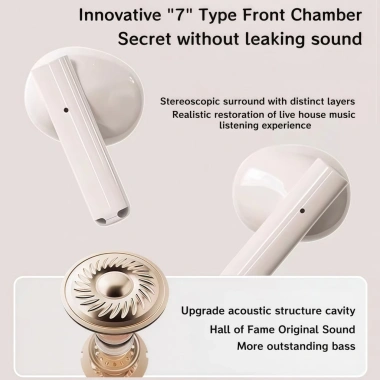 Nút tai Bluetooth không dây Q86 HIFI, màn hình pin kỹ thuật số, thiết kế cổ điển, tương thích Xiaomi – 79.999₫