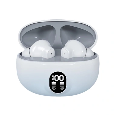 Nút tai Bluetooth KY5 Pro silicon không dây - LED hiển thị, mic tích hợp, gọi HD, cảm ứng vân tay - 66.500₫
