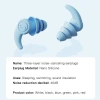 Nút tai chống ồn BENYTRO silicone – Giảm tiếng ồn, bảo vệ tai, bơi, tái sử dụng 2