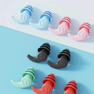 Nút tai chống ồn BENYTRO silicone – Giảm tiếng ồn, bảo vệ tai, bơi, tái sử dụng
