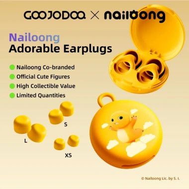 Nút tai chống ồn GOOJODOQ 24dB silicon siêu mềm 4 kích cỡ J201 - vừa vặn an toàn, giảm giá 122.550₫