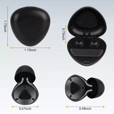 Nút tai khử tiếng ồn SNBS silicon mềm tái sử dụng - ngủ, học, làm việc, du lịch