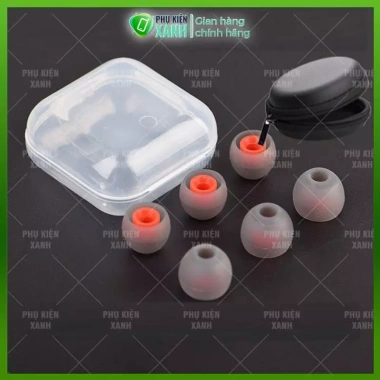 Nút tai nghe silicon chống ồn - Đệm in‑ear cách âm cho tai nghe không dây
