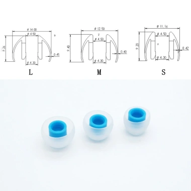 Nút tai nghe silicon chống ồn - Đệm in‑ear cách âm cho tai nghe không dây 8 Nút tai nghe silicon chống ồn - Đệm in‑ear cách âm cho tai nghe không dây 8