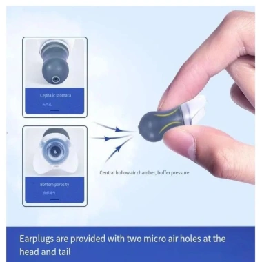 Nút tai WILLUCK cân bằng áp suất, chống tĩnh điện đa chức năng, giảm tiếng ồn, cách âm xe máy - chỉ 79.420₫ 4