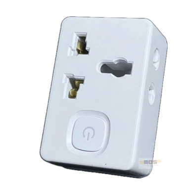 Ổ cắm 3 chấu đa năng có công tắc du lịch, chuyển 3 chấu sang 2 chấu, giao hàng 2h - Mos Shop 63.000₫