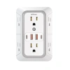 Ổ cắm 3 mặt chống sét - Bộ chia 6 ổ cắm, 4 cổng USB (2 USB-C) cho gia đình, văn phòng, du lịch, chỉ 220k 10