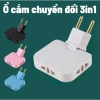 Ổ Cắm 3 Trong 1 2.500W - Phích Cắm Xoay 180° Tiện Lợi, Chịu Tải Cao Mọi Không Gian