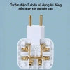 Ổ Cắm 3 Trong 1 2.500W - Phích Cắm Xoay 180° Tiện Lợi, Chịu Tải Cao Mọi Không Gian 4