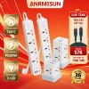 Ổ cắm ANRMESUN 2.400W - Sạc nhanh USB‑C PD 20W, chống cháy nổ, chống giật, lõi đồng