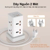 Ổ cắm ANRMESUN 2.400W - Sạc nhanh USB‑C PD 20W, chống cháy nổ, chống giật, lõi đồng 7