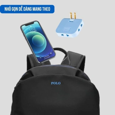 Ổ cắm chia điện 2.500W xoay 180°, 3 chân tròn dẹt - Đen/Trắng/Xanh/Hồng, giá 19.400₫ 8 Ổ cắm chia điện 2.500W xoay 180°, 3 chân tròn dẹt - Đen/Trắng/Xanh/Hồng, giá 19.400₫ 8