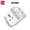 Ổ Cắm Chia Điện Đa Năng DELI 2.500W Cổng Sạc USB TypeC Chống Giật An Toàn Giá Siêu Tiết Kiệm 160k 10
