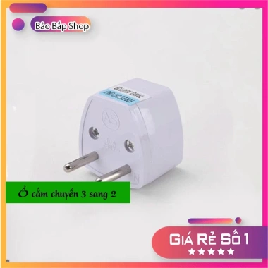 Ổ cắm chuyển 3 chân sang 2 chân - Giá chỉ 10.000đ, tiết kiệm, lắp nhanh, an toàn