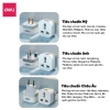 Ổ cắm chuyển đổi 3 chân sang 2 chân chuẩn EU Mỹ Anh, giá du lịch 29.000 đồng 6