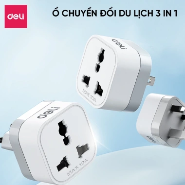 Ổ cắm chuyển đổi 3 chân sang 2 chân chuẩn EU Mỹ Anh, giá du lịch 29.000 đồng 8 Ổ cắm chuyển đổi 3 chân sang 2 chân chuẩn EU Mỹ Anh, giá du lịch 29.000 đồng 8