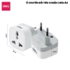 Ổ cắm chuyển đổi 3 chân sang 2 chân chuẩn EU Mỹ Anh, giá du lịch 29.000 đồng 10