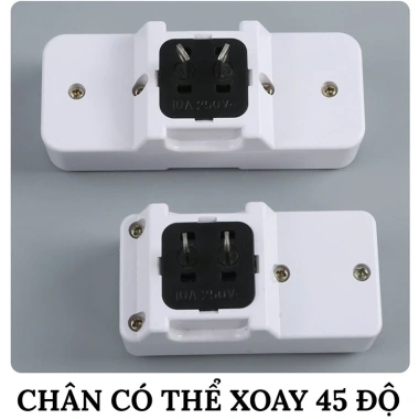 Ổ Cắm Chuyển Đổi 3 Chân Sang 2 Chân SONHOUSE, Công Tắc 2.000W Chống Cháy, Giá 33.000 VND 4 Ổ Cắm Chuyển Đổi 3 Chân Sang 2 Chân SONHOUSE, Công Tắc 2.000W Chống Cháy, Giá 33.000 VND 4