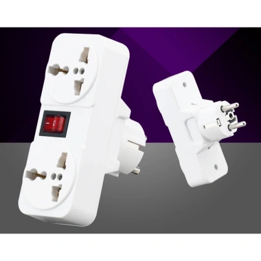 Ổ Cắm Chuyển Đổi 3/2 Chân Sang US/AUS HQ – Phích Cắm ND-9, Công Tắc, Ổ Đôi, Giá 52.000₫ 4