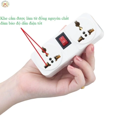 Ổ Cắm Chuyển Đổi 3/2 Chân Sang US/AUS HQ – Phích Cắm ND-9, Công Tắc, Ổ Đôi, Giá 52.000₫ 6