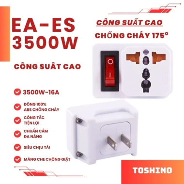 Ổ Cắm Chuyển Đổi Công Suất Lớn, Chia 3 Phích Cắm, Tắt Bật Dễ Dàng, Thiết Kế Siêu Hẹp - Giá 39.800₫