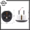 Ổ cắm chuyển đổi đa năng US AU sang EU 16A 250V - Dễ dàng du lịch, giá chỉ 57.443đ 5