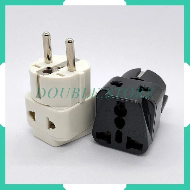 Ổ Cắm Chuyển Đổi Du Lịch 16A EU Đa Năng, 2 Ổ Tròn Chất Lượng Cao - Giá 55.900₫