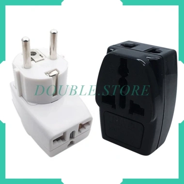 Ổ Cắm Chuyển Đổi Du Lịch 16A EU Đa Năng, 2 Ổ Tròn Chất Lượng Cao - Giá 55.900₫