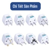 Ổ Cắm Chuyển Đổi Du Lịch Đa Năng ABS Chịu Nhiệt, Nhỏ Gọn, Giá 10.500₫ 2