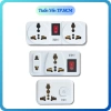 Ổ cắm chuyển đổi du lịch đa năng Tiến Phát TPE ODL6 ODL8 ODL9 có công tắc - 49.000₫