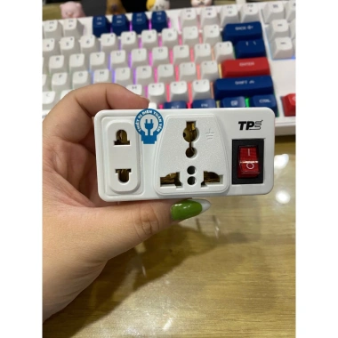 Ổ cắm chuyển đổi du lịch đa năng Tiến Phát TPE ODL6 ODL8 ODL9 có công tắc - 49.000₫ 7